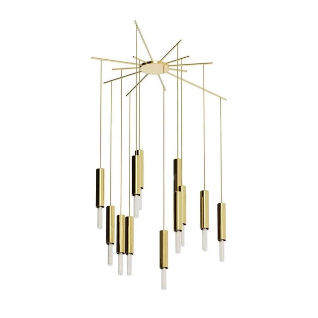 Contemporary Lightrain Ceiling Lamp by Royal Stranger For Sale - Image 3 of 9