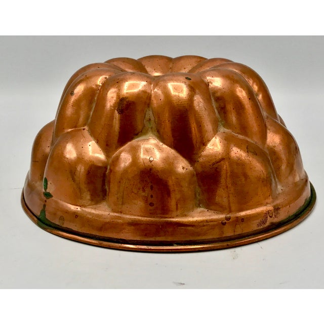 French 19th Century Antique French Solid Copper Mould For Sale - Image 3 of 8