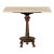 Antique French Bistro Marble Top Pedestal Table With Cast Iron Base, Circa 1900s For Sale