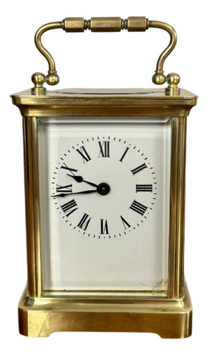 Antique Victorian Brass Carriage Clock, 1880