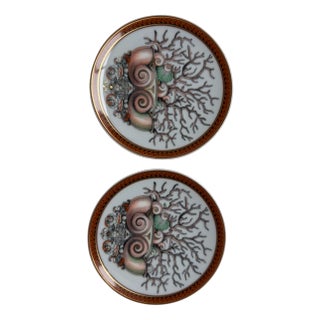Etoiles de la Mer Plates by Versace for Rosenthal, 2000s, Set of 2 For Sale