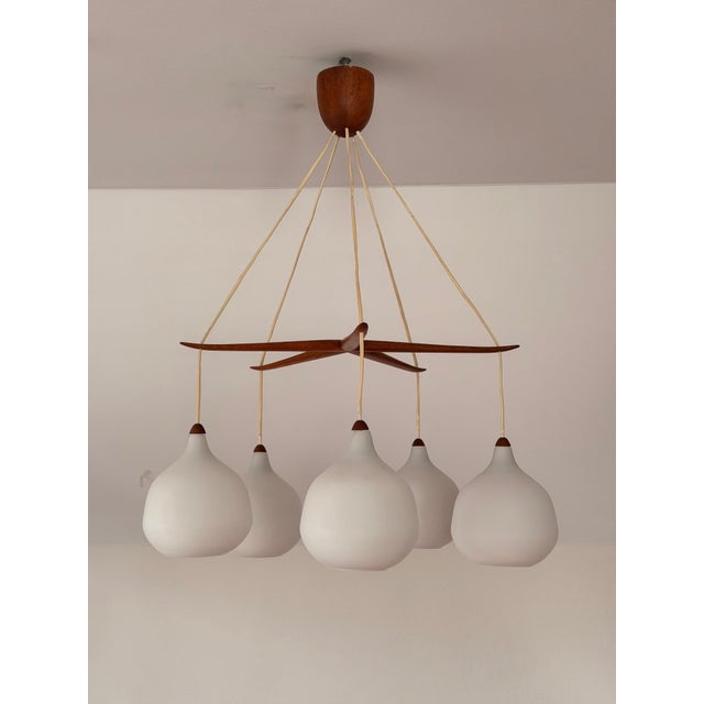 Model 511 Starfish Chandelier by Uno and Östen Kristiansson for Luxus Vittsjö, 1960s For Sale - Image 3 of 18