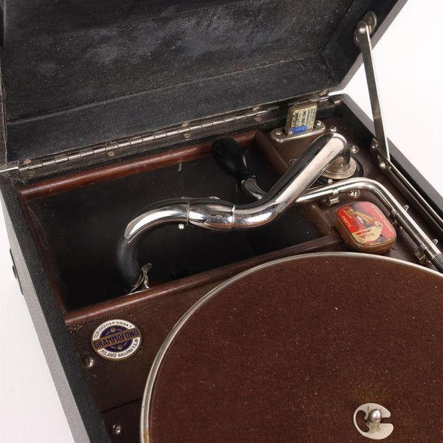 Vintage Gramophone La Voce Del Padrone, Italy, 1930s For Sale - Image 3 of 11