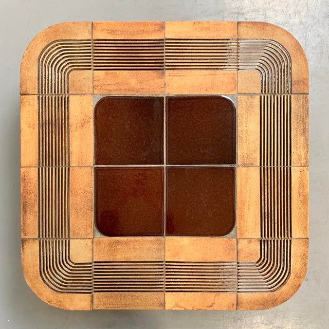 Vintage French Ceramic Mambo Coffee Table by Roger Capron, 1970 For Sale - Image 16 of 16