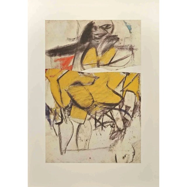 Contemporary Willem De Kooning, Woman, Offset and Lithograph, 1985 For Sale - Image 3 of 3