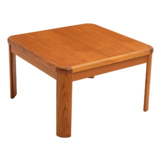 Teak Coffee Side Table Danish Style Canada Happy Viking Nordic Furniture 1991 For Sale