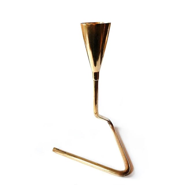 Brass Candleholder by Carl Auböck for Werkstätte Carl Auböck, 1950s For Sale - Image 10 of 10