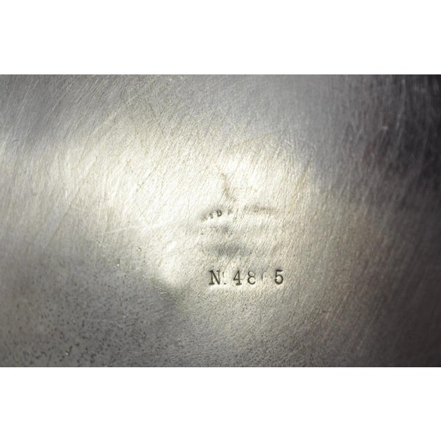 Antique Reed & Barton Reticulated Silver Plated Trinket Dish Bowl "B" Monogram For Sale - Image 11 of 12