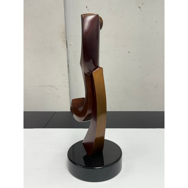 1990s Circa 1998 Douglas Brett Bronze Dancer Holding Head For Sale - Image 5 of 12