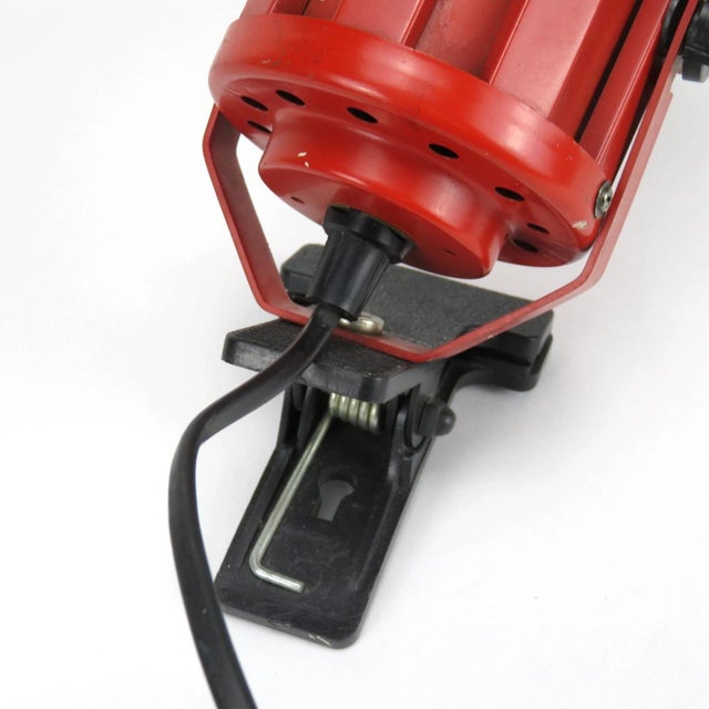 Ikea Vintage Typ K703 Red Clamp Lamp from Ikea, 1980s For Sale - Image 4 of 11