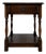 Antique Early 20th Century English Oak Side Table with Lower Shelf For Sale