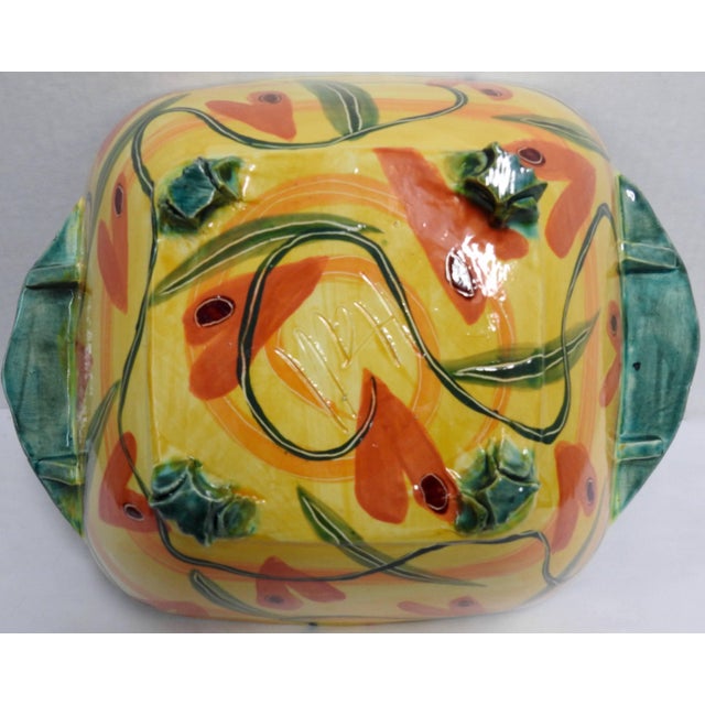 Marilee Hall Pottery Bowl of Whimsical Hearts For Sale In Nashville - Image 6 of 10
