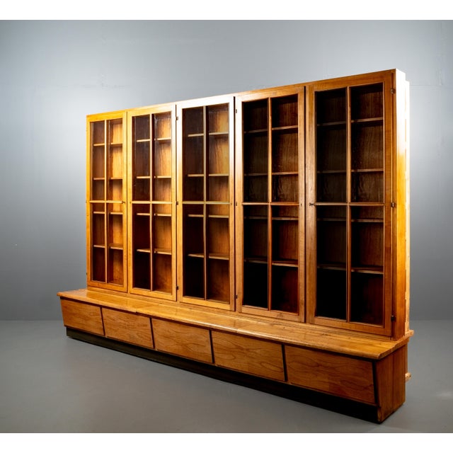 German Bookcase Wall Unit from Holsatia, 1930s For Sale - Image 10 of 18