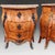 Antique Italian Venetian Walnut and Marquetry Serpentine Commode, 1800 For Sale - Image 3 of 9