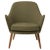 Dwell Lounge Chair in Olive by Warm Nordic For Sale - Image 4 of 4