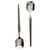20th Century Art Deco Metal Salad Servers, France, Set of 2 For Sale - Image 14 of 14