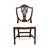 Wood Shield Back Dining Chairs, 1950, Set of 10 For Sale - Image 7 of 11