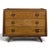 Brown Pine Chest of Drawers with Compass Legs, 1950s For Sale - Image 8 of 8