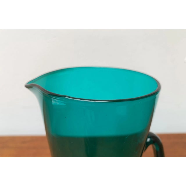 Mid-Century Glass Carafe Jug from Weitz For Sale - Image 12 of 18