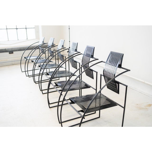 Alias Quinta Chairs by Mario Botta for Alias, 1985, Set of 9 For Sale - Image 4 of 7