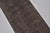 Authentic Vintage Turkish Runner, Dark Charcoal Minimalist Wool Textile For Sale - Image 10 of 10