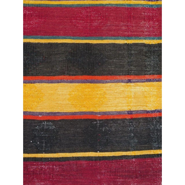 1960's Vintage Handmade Kilim Runner - 24" X 134" For Sale In Raleigh - Image 6 of 12