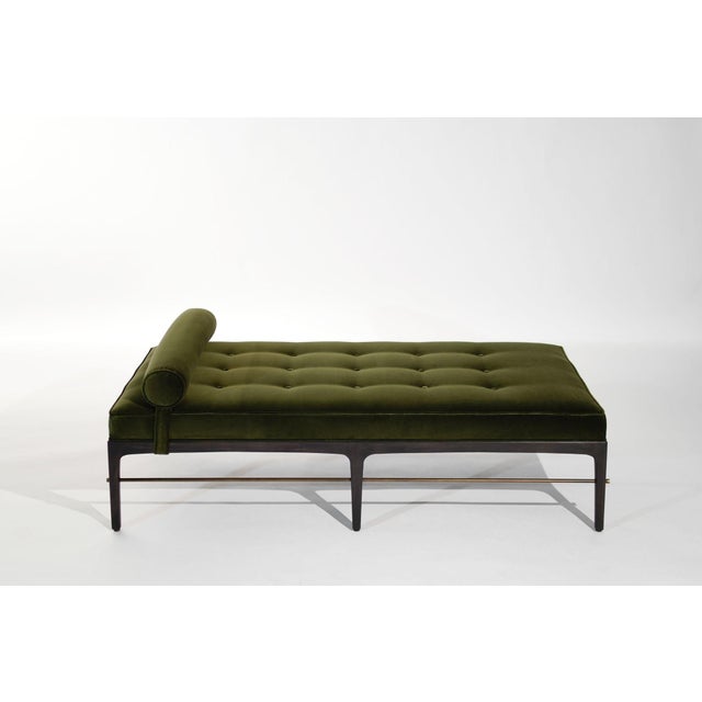 Linear Daybed Series Espresso and Bronze For Sale - Image 4 of 18
