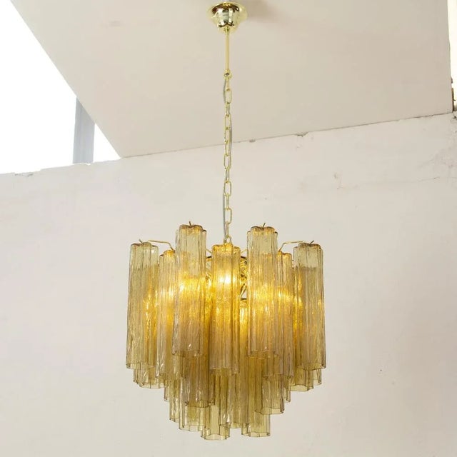 Mid-Century Modern Suspension Lamp in Murano Glass, Italy, 1990s For Sale - Image 3 of 12