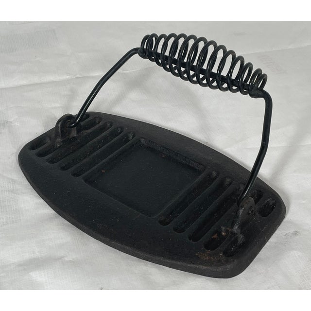 Antique Flat Hand Iron Press Chairish