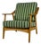 Mid-Century Modern Danish Chair in Teak and Oak Frame from Brockmann-Petersen, 1950s For Sale