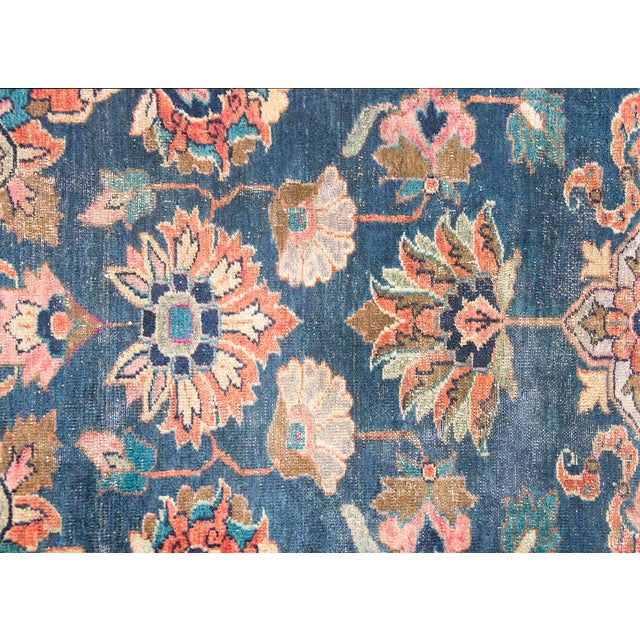 Early 20th Century Persian Lilihan Rug For Sale - Image 4 of 15