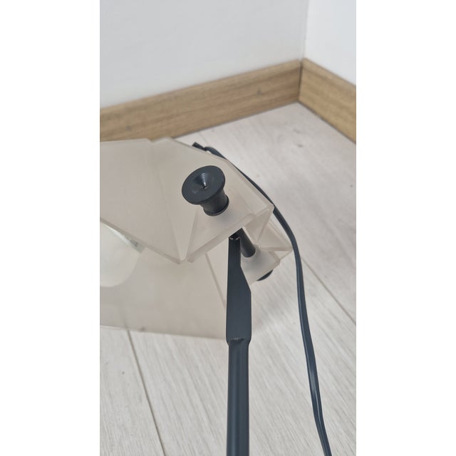 1980s Design Clamp Lamp, Dilem E63 Model, Umberto Riva for Fontana Arte by Umberto Riva For Sale - Image 3 of 14