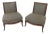 Mid Century Modern Slipper Lounge Chairs- A Pair For Sale
