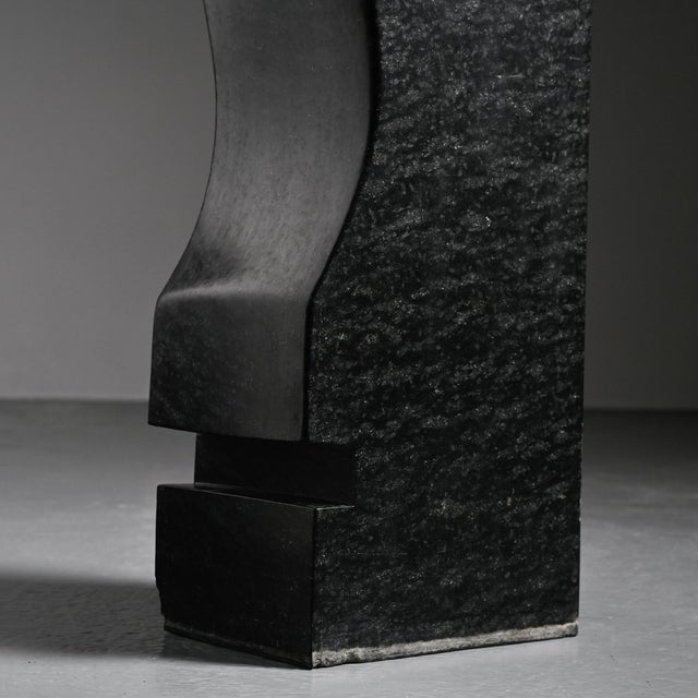 Robert Neuhauser, Swiss Abstract Diabas Sculpture, 1980s, Stone For Sale - Image 6 of 14