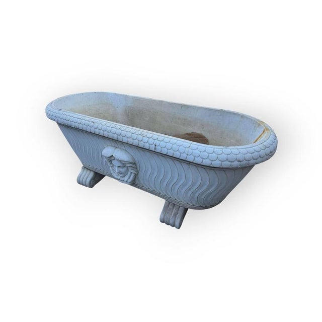 20th Century Italian Marble Bathtub, 1950s For Sale - Image 13 of 16