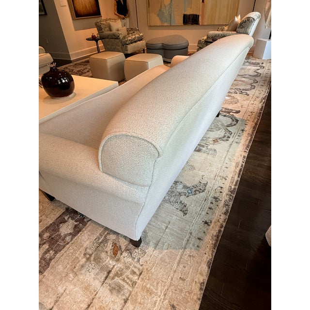 George Smith Standard Arm Signature Sofa in Holland & Sherry Wool Bouclé--Two Available For Sale - Image 10 of 13