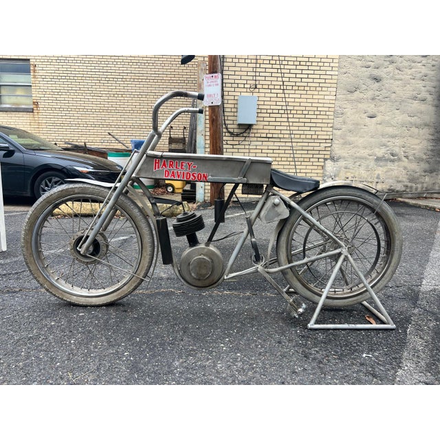 Harley-Davidson Metal Motorcycle Sculpture For Sale In Philadelphia - Image 6 of 8