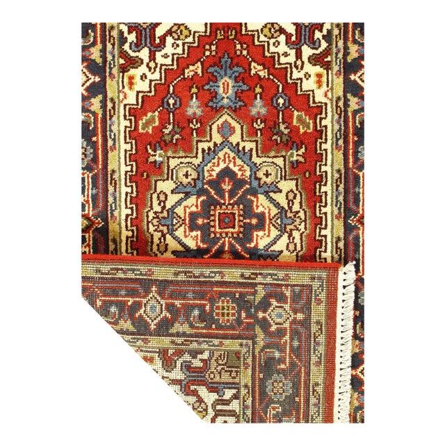 Traditional 2020s Fine Hand Knotted Persain Serapi Design For Sale - Image 3 of 4