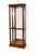Glass 1980s Pulaski Lighted Glass Curio Cabinet With Mirrored Back For Sale - Image 7 of 10