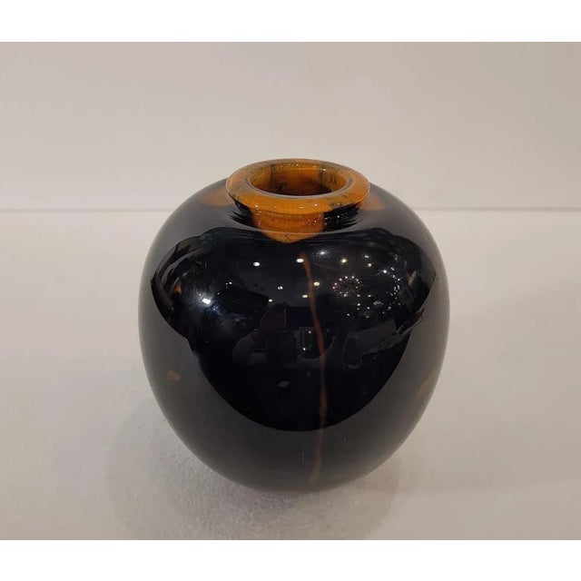 Vintage Italian Blown Glass Vase, 1970s For Sale - Image 3 of 10