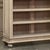 Sand Antique Dutch Neoclassical Open Bookcase in Solid Stripped White Oak For Sale - Image 8 of 18