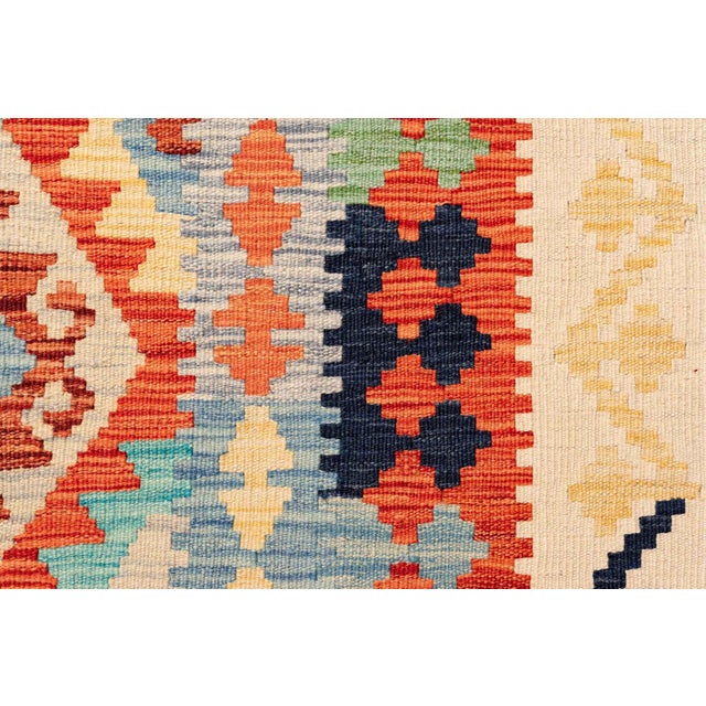 Handwoven Kilim Rug, Afghanistan For Sale - Image 6 of 18