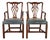 Councill Craftsmen Georgian Carved Mahogany Armchairs, Pair For Sale