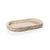 Reggio Loom Oval Raffia Tray with Leather Trim, Large For Sale In Los Angeles - Image 6 of 6