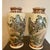 Late 20th Century Pair of 7" Decorative Japanese Style Vases - Gold Accent Porcelain Shelf Decor For Sale - Image 4 of 6