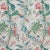 Based on a document from the mid-1800s, this loose, tropical design—interwoven blossoms, leaves and branches, printed on...