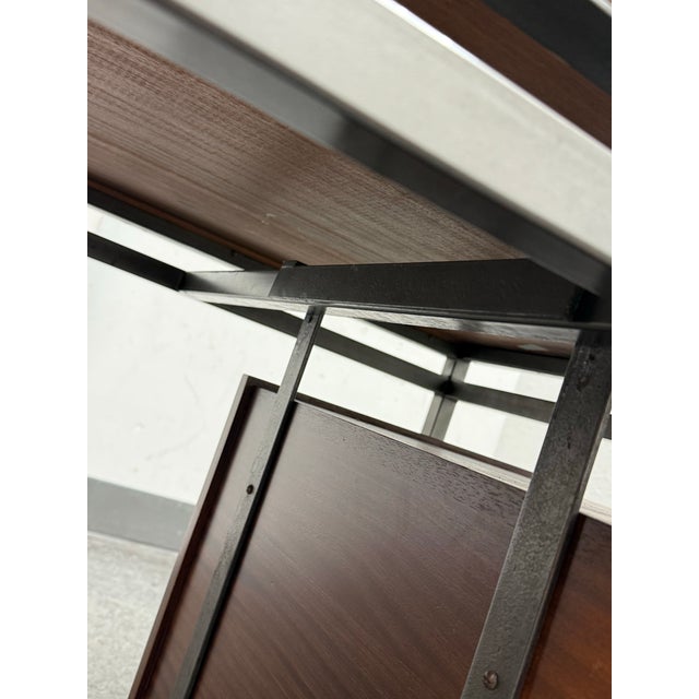 Brown Georges Frydman for Efa Executive Desk, Circa 1960's For Sale - Image 8 of 12