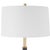 2020s Black & Brass Thin Column Floor Lamp For Sale - Image 5 of 6