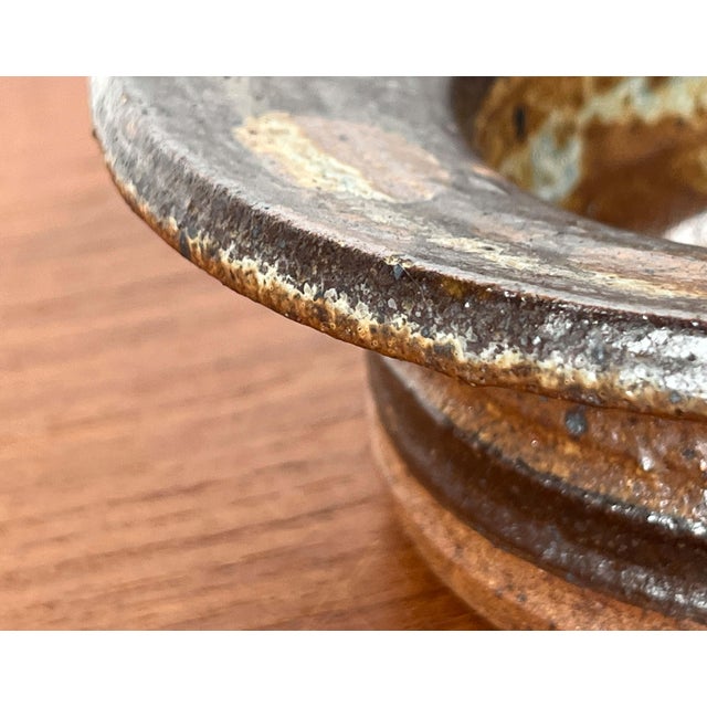 Mid-Century Modern Danish Studio Pottery Bowl by Lisbeth Sallingboe for Jelling Keramik, 1960s For Sale - Image 11 of 18