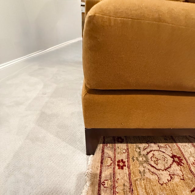 Stewart Furniture Mohair Sectional For Sale - Image 9 of 15